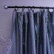 Rideau PEARL en taffetas de soie