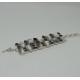 Bracelet argent agate Angelina