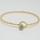 Aqua Chalcedony Bracelet Alya