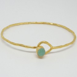 Aqua Chalcedony Bracelet Alya