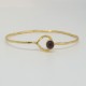 Golden chain bracelet Amethyst