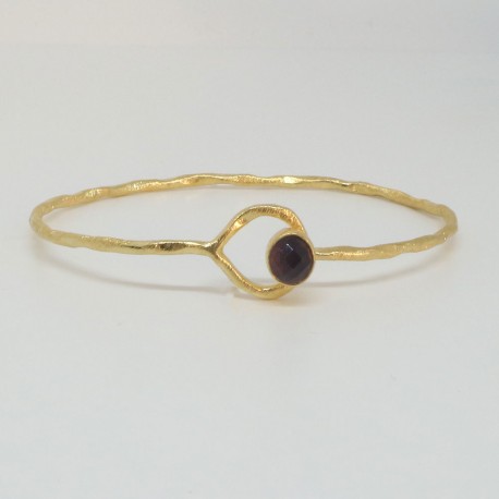 Golden chain bracelet Amethyst