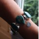 silver chrysocolla bracelet Azura
