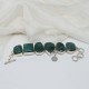 silver chrysocolla bracelet Azura