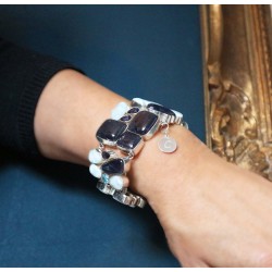 Larimar silver bracelet Angelina