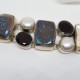 silver garnet bracelet Diva