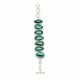 Bracelet argent malachite