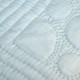 Silk quilt grey ivory