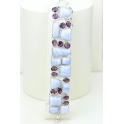 Larimar silver bracelet Angelina