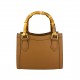 white round rattan bag