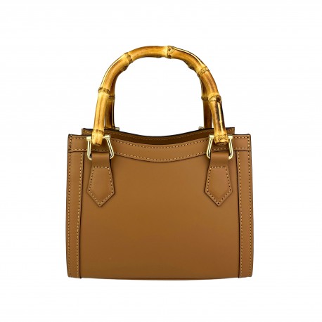 white round rattan bag