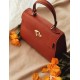 white round rattan bag