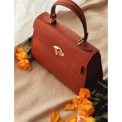white round rattan bag