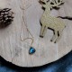 turquoise blue pendant necklace
