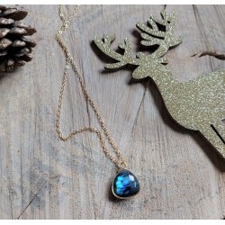 turquoise blue pendant necklace